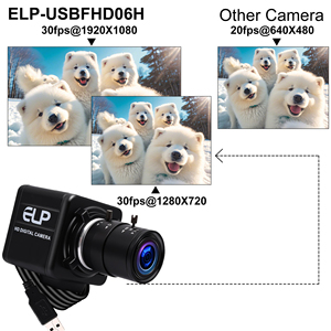 ELP 1080P H.264 <span class=keywords><strong>Camera</strong></span> Ánh Sáng Thấp IMX323 Ống Kính Varifocal CS <span class=keywords><strong>Zoom</strong></span> Webcam 30fps <span class=keywords><strong>Camera</strong></span> An Ninh USB Tốc Độ Cao Có Micrô - Product Image 3