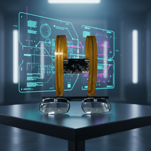 双眼鏡型透視光学モジュール デュアル0.49インチマイクロOLED、>41 °   AR近眼ディスプレイ統合用FOV、0D～-5D視度 - Product Image 1