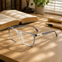 En stock – Montures de lunettes optiques haut de gamme en acétate, fabriquées à la main, style professionnel, durables, à monture complète, pour usage quotidien
