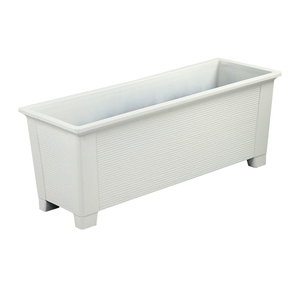 Vente en gros de grands pots rectangulaires pour plantes Bloc de pierre texturé de <span class=keywords><strong>120</strong></span> <span class=keywords><strong>cm</strong></span> à travers la <span class=keywords><strong>jardinière</strong></span> Pot de fleur en <span class=keywords><strong>plastique</strong></span> empilable de 47.24 pouces - Product Image 1