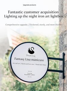 Không thấm nước sáng <span class=keywords><strong>LED</strong></span> vòng hộp đèn cho quảng cáo trong nhà khung Nhôm Nhà Máy Giá cho chương trình khuyến mãi bán lẻ - Product Image 2