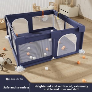 Valla de tela con patrón sólido para bebés y niños pequeños, ideal para el hogar, parques de atracciones, sala de estar y dormitorio. - Product Image 6