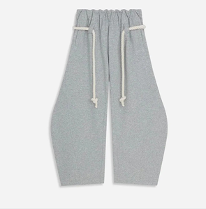 <span class=keywords><strong>Pantalon</strong></span> de jogging unisexe en coton brossé, coupe ample et oversize, personnalisable - Product Image 4