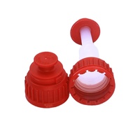 Fabricant de bouchons en plastique Haoshun 120 mm : Bouchons en plastique de 1 L, 4 L et 5 L avec becs flexibles pour bouteilles d'huile moteur et de lubrifiant