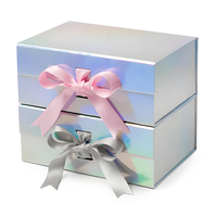 Vente chaude Boîtes cadeaux en carton rigide personnalisées 2 pièces avec laminage mat pour bougies et emballages de perruques