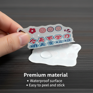 Custom printed vinyl waterproof cartoon decals, logo <b>stickers</b>, laptop printing, die-cut <b>stickers</b>, custom designs. - Product Image 4