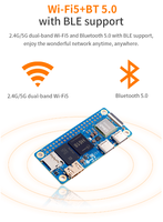 Pi Zero 2 W RAM 1.5GB DDR4 PC Mini, papan tunggal kualitas tinggi Allwinner H618 WiFi BT BLE SBC