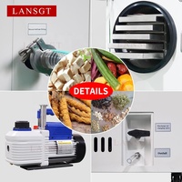 Machine de lyophilisation haute efficacité 1 mètre cube avec écran tactile intelligent pour la transformation alimentaire, prix usine, marque LANSGT