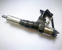 Inyector de Combustible Diésel Original 095000-6613, Conjunto de Inyector 23670-E0021 23670-E0020 para Motor Common Rail J08E