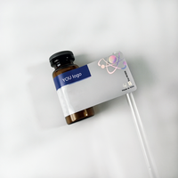 Étiquettes personnalisées de haute qualité pour bouteilles, étiquettes holographiques laser imperméables, autocollants d'emballage pour flacons et ampoules