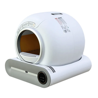 Toilettes électriques automatiques pour chats Tuya APP Autonettoyant Smart Pet Robot automatisé Bac à litière pour chat