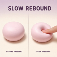 Jouet Squishy en Gros en Forme de Boule Collante, Doux, à Remontée Lente, Anti-Stress et Relaxant pour le Bureau