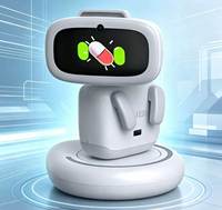 Robot compagnon intelligent AIBI, robot de bureau bionique, animal de compagnie interactif, interaction vocale multilingue, contrôlé par application, robot de bureau interactif pour la maison