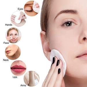 Bantalan Kapas Penghapus Riasan Wajah Sekali Pakai Bantalan Kapas Organik Dapat Terurai - Product Image 4