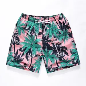 Custom di ultima progettazione stampa di piume a colori Hurley Board Beachwear per gli uomini costume da bagno Shorts corti da uomo pantaloncini da spiaggia