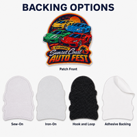 Fabricant de patchs brodés personnalisés pour clubs automobiles, vente en gros de badges thermocollants ou à coudre pour vestes, chapeaux, sacs, uniformes
