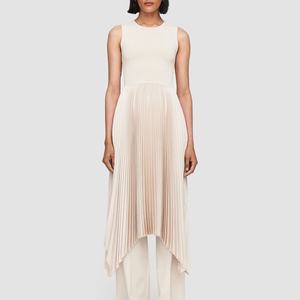 Vestidos de Punto Plisados Sencillos Sin Mangas Casuales para Mujer, Nuevas Llegadas - Product Image 1