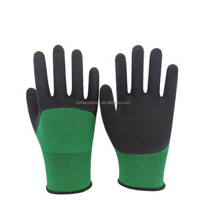 China fabriek groothandel werkhandschoenen met zwarte schuimlatex coating semi-comfortabele beschermende veiligheidshandschoenen - Product Image 3