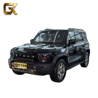 Jetour Traveller Bekas SUV Turbo Cina Interior Gelap Setir Kiri 2023 Bensin/Petrol Jarak Tempuh Rendah Harga Murah Pengiriman Global