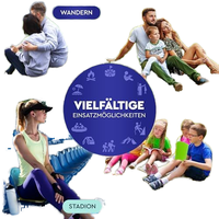 Coussin de siège pliable portable XPE, léger, imperméable, pour l'extérieur et les voyages