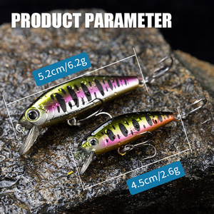 LUSHAZER Afundando Minnow Isca De Pesca 2.6g 6.2g Pesca Hard Lures Wobbler Hard <span class=keywords><strong>Lure</strong></span> Bass Pike Peche Isca Isca Artificial Tackle - Product Image 2