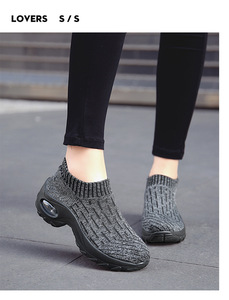 Zapatillas deportivas con amortiguación de aire para <span class=keywords><strong>mujer</strong></span>, calzado de trabajo de enfermería, para correr y caminar - Product Image 6