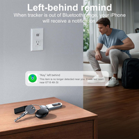 Localisateur intelligent certifié MFi, mini dispositif anti-perte, suivi GPS pour Apple, porte-clés, bagages, portefeuille