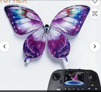 Machine volante RC biomimétique en forme de papillon - Ailes battantes colorées faites à la main