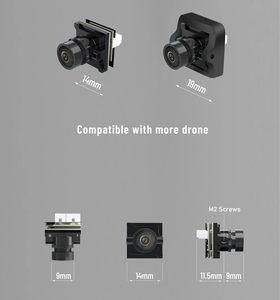 กล้อง FPV Ratel 2 เซ็นเซอร์ Starlight ขนาด 1/1.8 นิ้ว ความละเอียด 1200TVL มุมมองภาพ 165 องศา รองรับ PAL/NTSC สำหรับโดรนแข่ง - Product Image 3