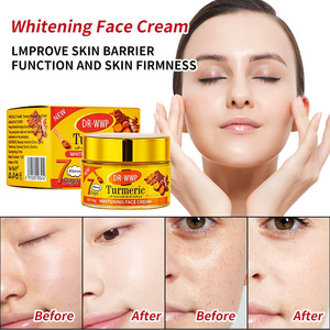 Crema de cúrcuma que hidrata e ilumina la tez, crema hidratante facial con AHA. - Product Image 3