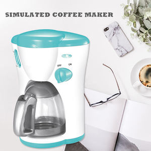 Machine à café électrique de simulation à piles rouge et verte pour jeu d'imitation, jouet cafetière Moka pour enfants, cadeau pour jeu de rôle en cuisine - Product Image 2