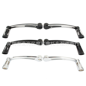 คันเกียร์มอเตอร์ไซค์ Moshark อลูมิเนียม CNC สีดำโครเมียม สำหรับอะไหล่ตกแต่งฮาร์เลย์ เดวิดสัน - Product Image 2