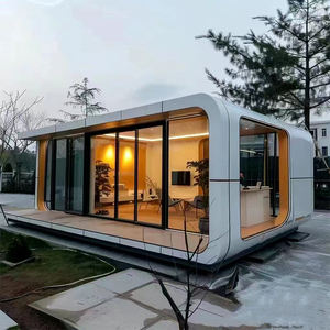 บ้านแบบฝักกันเสียงห้องโดยสารแอปเปิ้ลบ้านเคลื่อนที่เชิงพาณิชย์ดีไซน์ทันสมัยไม่เหมือนใครรับประกัน - Product Image 5