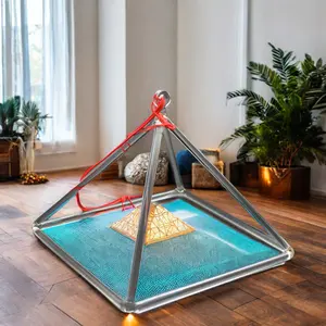 3"-18" günstiger Preis Singen Quarz Klar Meditation Dreieck Chakra-Heilung Kristall-Pyramide