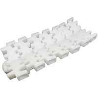 Chaîne à lattes en plastique pour assemblage automobile, de qualité industrielle, résistante à la chaleur, à petit rayon et à dessus plat