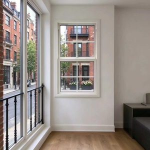 Fenêtre à double ouverture inclinable en PVC 82, longue durée de vie, construction résistante aux intempéries, adaptée aux balcons et aux fenêtres domestiques. - Product Image 1