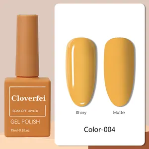 Cloverfei all'ingrosso a buon mercato di lunga durata colore brillante gel smalto per unghie Set Kit non tossico gel uv organico smalto per unghie