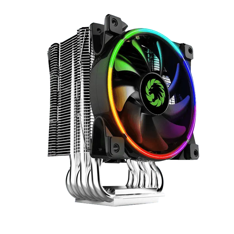 GAMEMAX GAMMA500 Rainbow, CPU Air Tower Cooler, 5x Pipe HDT ,ARGB, Aura SYNC