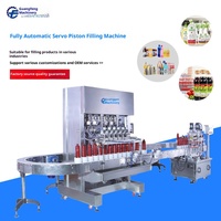 Machine de remplissage liquide automatique de haute précision pour les spiritueux et les cosmétiques en bouteille Garantie d'un an Ligne de production de remplissage