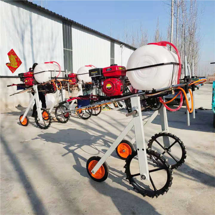 100L Self-Propelled Wheel Barrow Agriculture Boom Sprayer