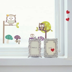 Autocollants Décoration Dessin Animé <span class=keywords><strong>Hibou</strong></span> Conception De Noël <span class=keywords><strong>Film</strong></span> Statique Autocollant Double Face Impression Fenêtre Autocollant Pour Enfants décalcomanie - Product Image 4