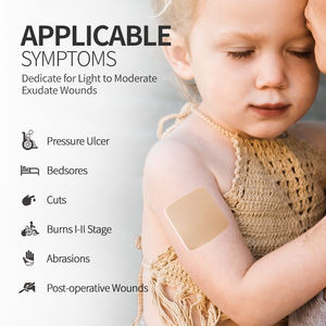 Alexer 실리콘 접착 폼 드레싱 부드러운 테두리 상처 케어 자체 접착 폼 드레싱 당뇨병 - Product Image 6