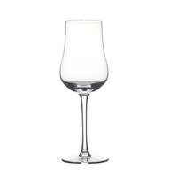 Tulpvormige loodvrije kristallen whiskyproefglazen, handgeblazen, met steel, geschikt voor bourbon, scotch, brandewijn en champagne.