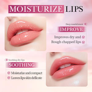 Bálsamo Labial <span class=keywords><strong>BIOAQUA</strong></span> Donut, Nutritivo, Hidratante, Mejora la Sequedad y las Grietas de los <span class=keywords><strong>Labios</strong></span>, Suaviza y Rellena los <span class=keywords><strong>Labios</strong></span>, Bálsamo Labial con Aroma a Pastel de Fresa - Product Image 5