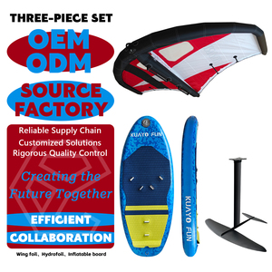 Kit de wingfoil gonflable pour débutants, planche hydrofoil et aile complètes, configuration de démarrage pour les nouveaux riders, accessoires de sports nautiques - Product Image 1