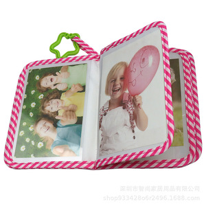 My First Photo Book Cloth Baby Album With Teether 3-6 Months Unisex Cartoon Design Soft Material - Product Image 4