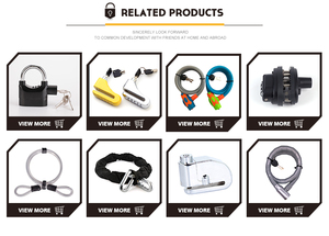 Fechadura u para motocicleta, trava u de alta qualidade - Product Image 5