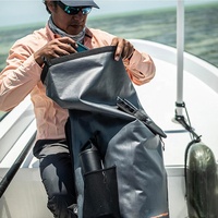 Sac à dos étanche en PVC BJTOP personnalisable avec fermeture à glissière pour les sports de plein air, les voyages, la randonnée, le camping