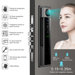 Cerradura Inteligente para Puerta <span class=keywords><strong>Exterior</strong></span> Digital con Reconocimiento Facial 3D por Vena de la Palma Tolink, WiFi Tuya, Impermeable, con Cámara y Huella Dactilar - Product Image 2