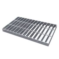 Grille en tôle d'acier galvanisé anti-rouille, service de découpe pour couvercles de tranchées, destinée aux systèmes de drainage des égouts, des parkings et des routes municipales